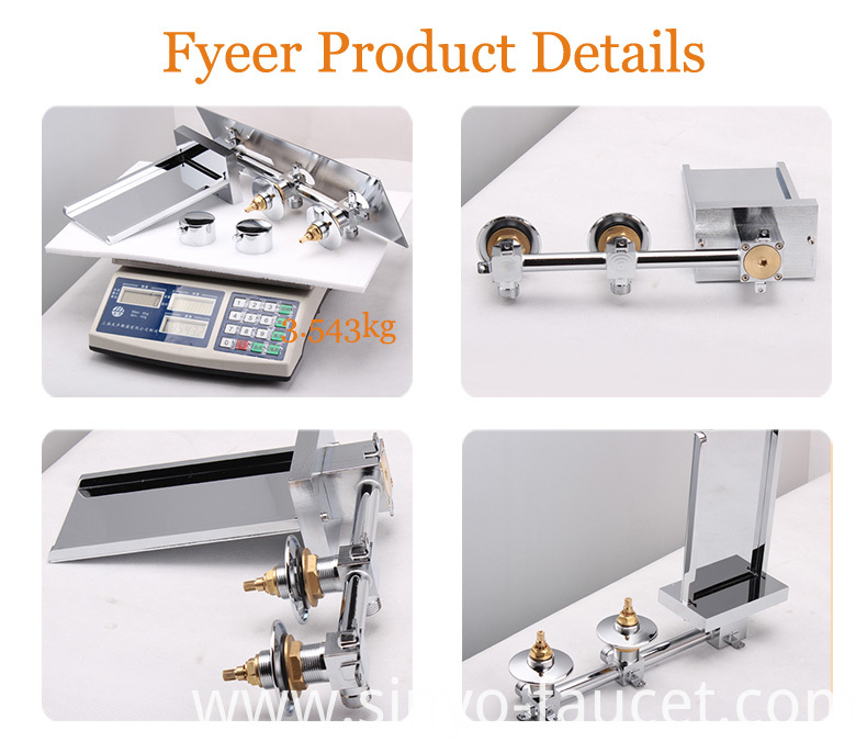 China Sanitary Ware Wall Mounted LED Basin Faucet (FD15202WF)